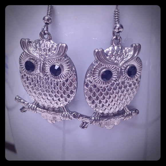 Owl earrings - Picture 1 of 2